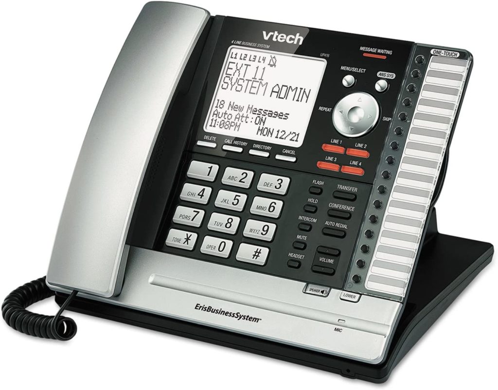 4 Line System, Analog systems, Phone, Analog, 4-Line Phone, Analog System, VTech, Phone System, Digital, Phone Systems, VoIP, Hosted, Cloud, Tel-Data Consultation, Business Phones, Tel-Data Communications